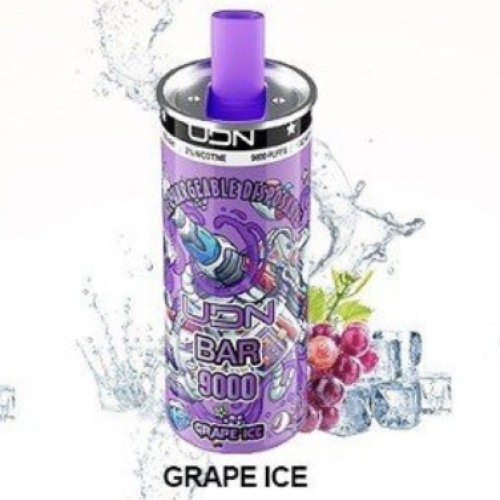 Электронная сигарета UDN BAR 9000 Grape Ice (УДН Бар Виноград)